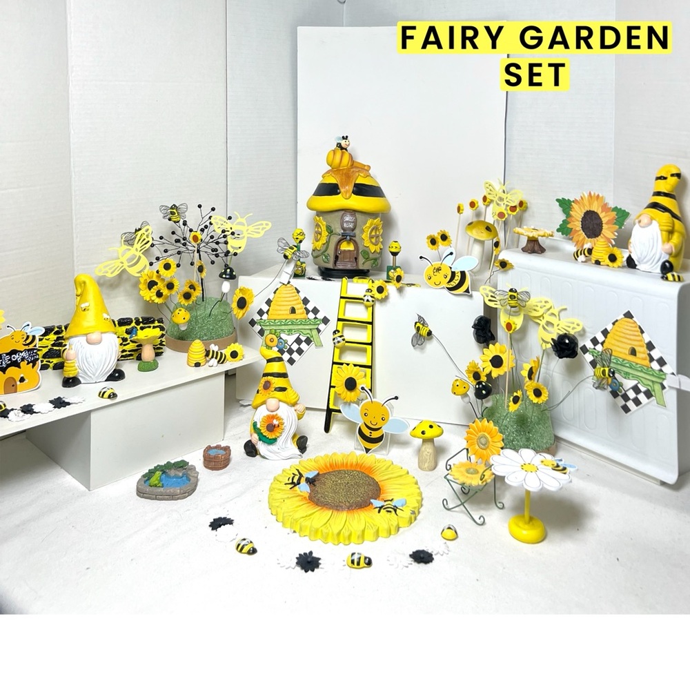 BUZZING MY WAY FAIRY GARDEN GIFT SET
